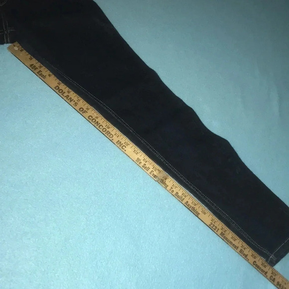 FADED GLORY denim skinny jeans organic cotton dark blue wash NEW size 16 S - Picture 6 of 6